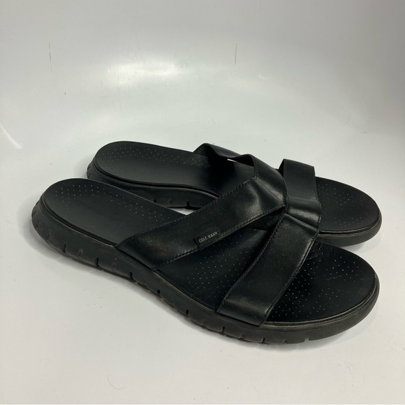 Cole Haan black slide sandals size 9 - Picture 1 of 7